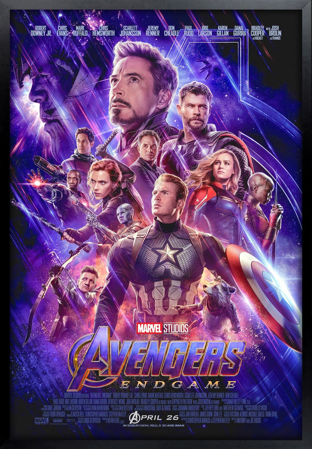 Avengers Endgame 11x17 Framed Movie Poster -  Portugal