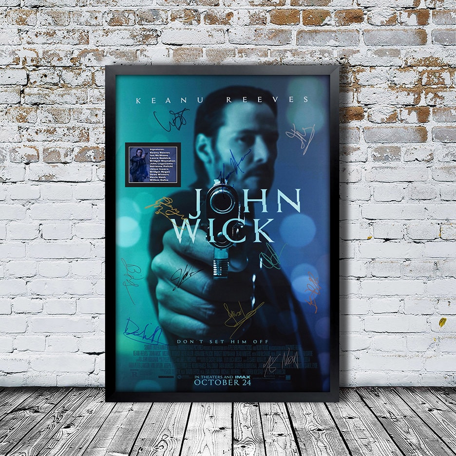 Discover John Wick Signed Movie Poster