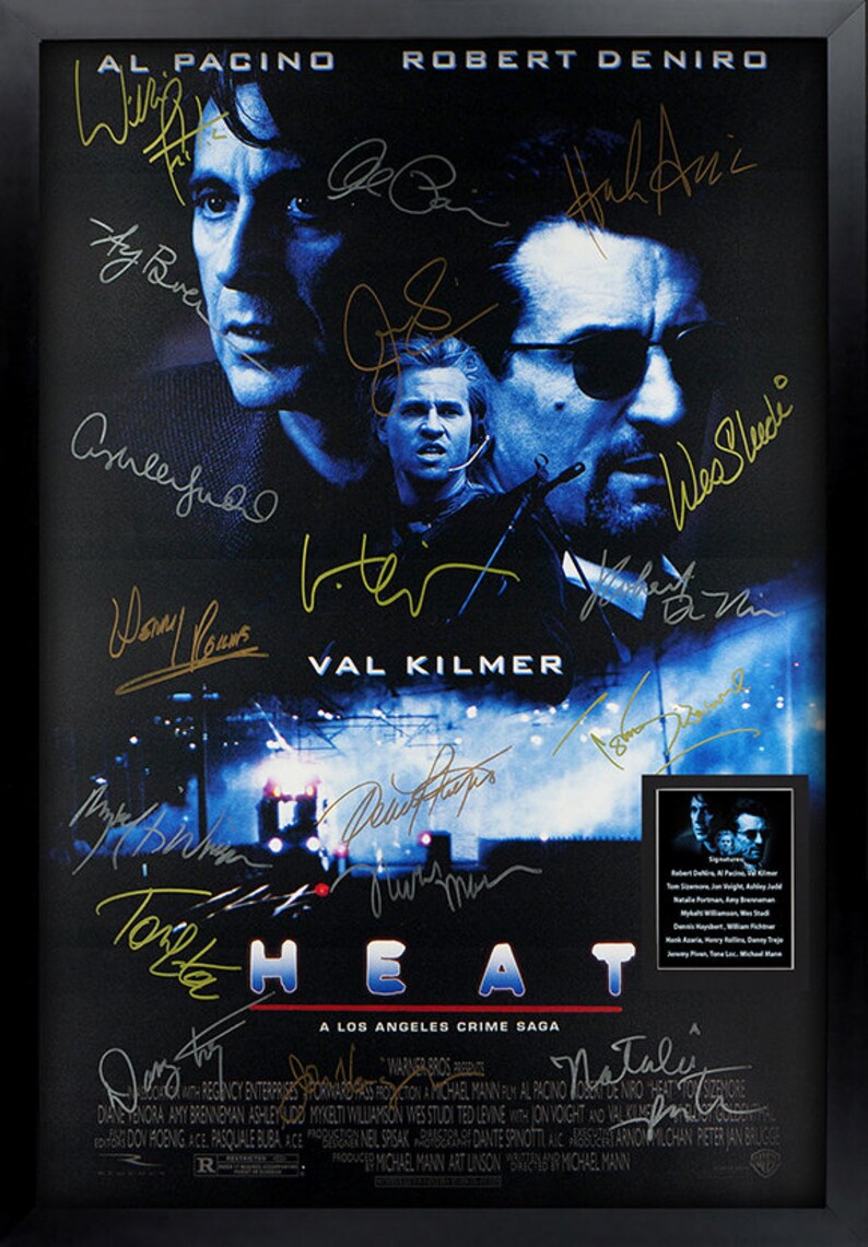 Heat Signed Movie Poster Framed and Ready to Hang Collectible Etsy