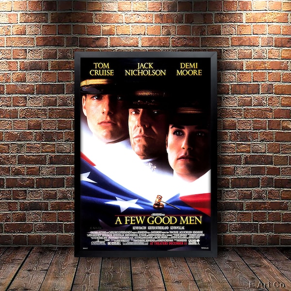 A Few Good Men Movie Poster Framed and Ready to Hang.