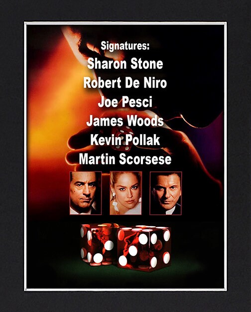 Casino Signed Movie Posterframed and Ready to Hang Etsy