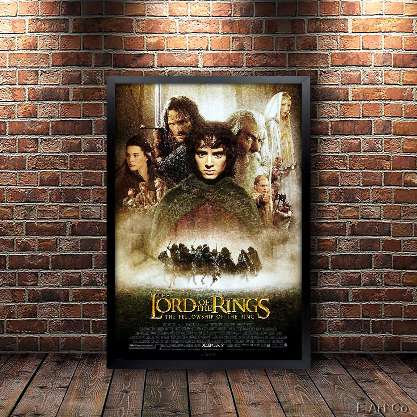 The Lord of the Rings: The Fellowship of the Ring Movie Poster