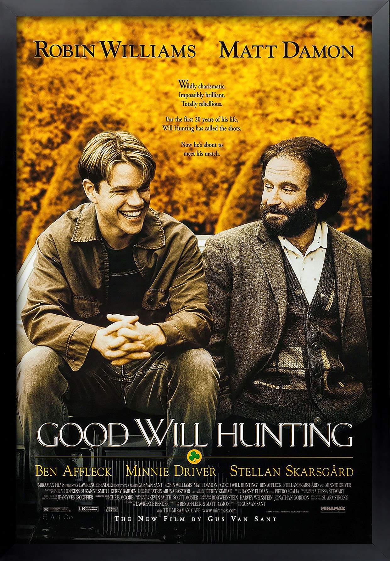 Good Will Hunting Movie Poster Framed and Ready to Hang. Etsy