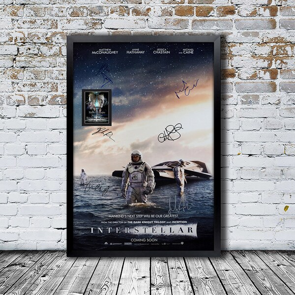 Interstellar Poster Signed - Etsy