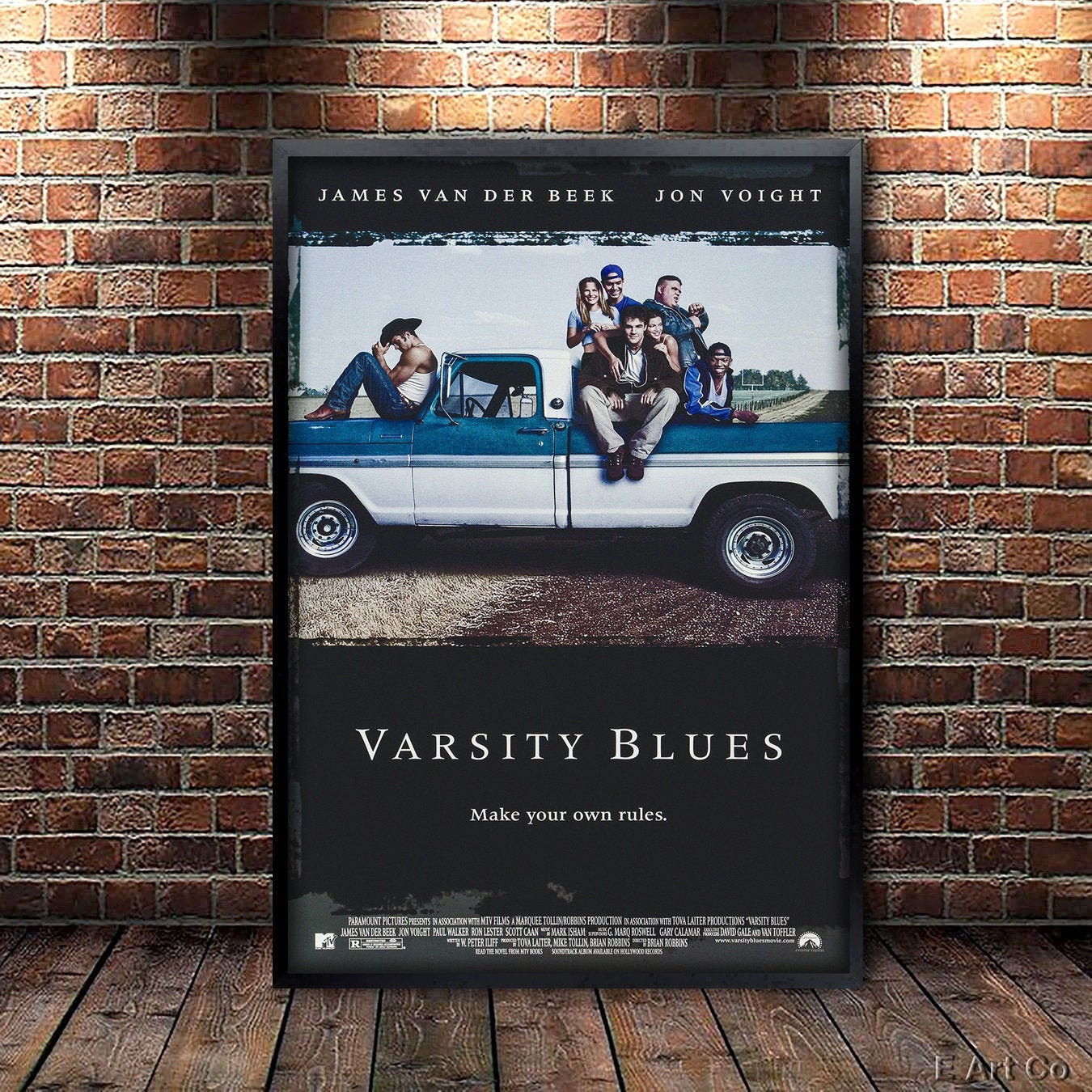 Varsity Blues Movie Poster Framed and Ready to Hang. - Etsy Australia
