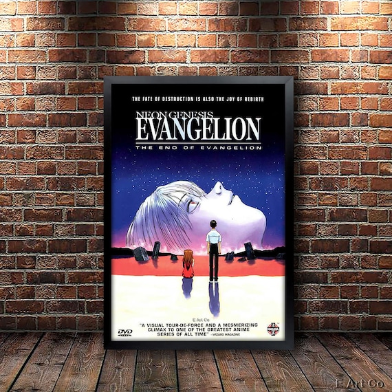 Neon Genesis Evangelion Movie Poster Framed and Ready to - Etsy UK