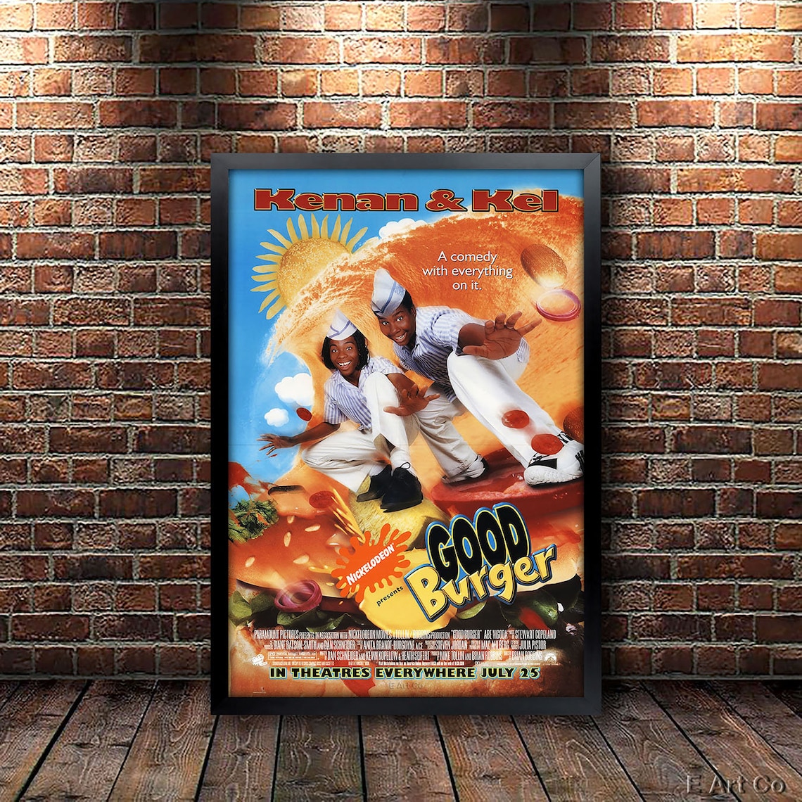 Good Burger Movie Poster Framed and Ready to Hang. Etsy