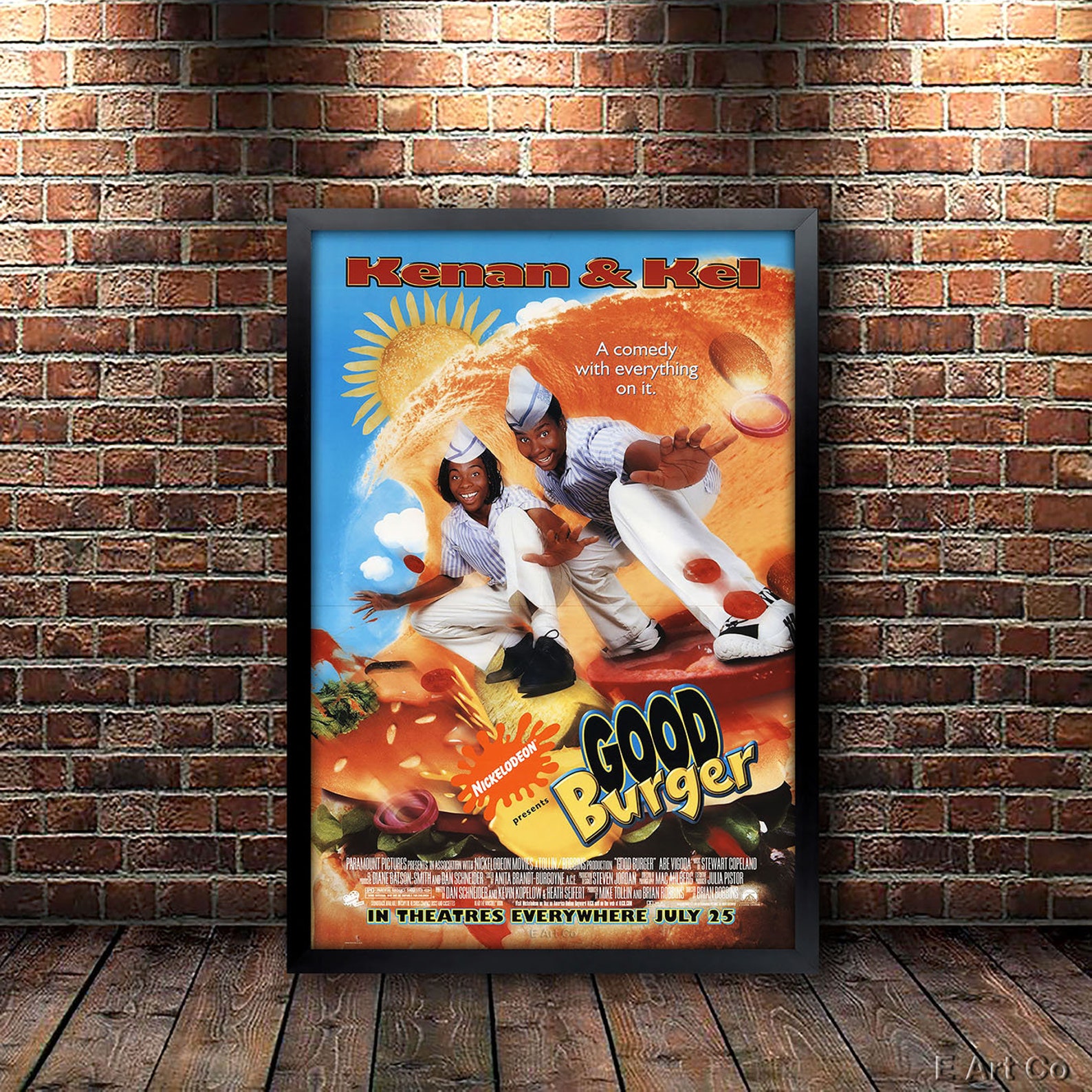Good Burger Movie Poster Framed and Ready to Hang. Etsy