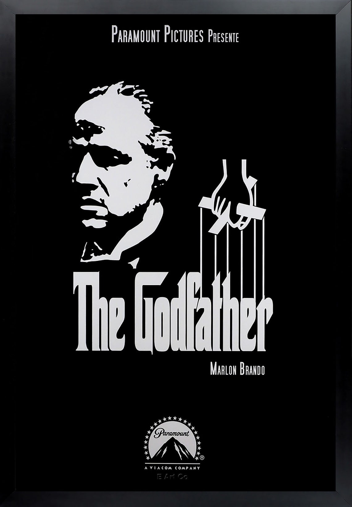 The Godfather Movie Poster Framed and Ready to Hang. Etsy