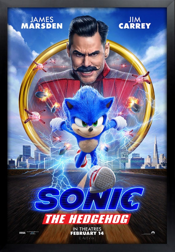 Sonic The Hedgehog Movie 1 Poster