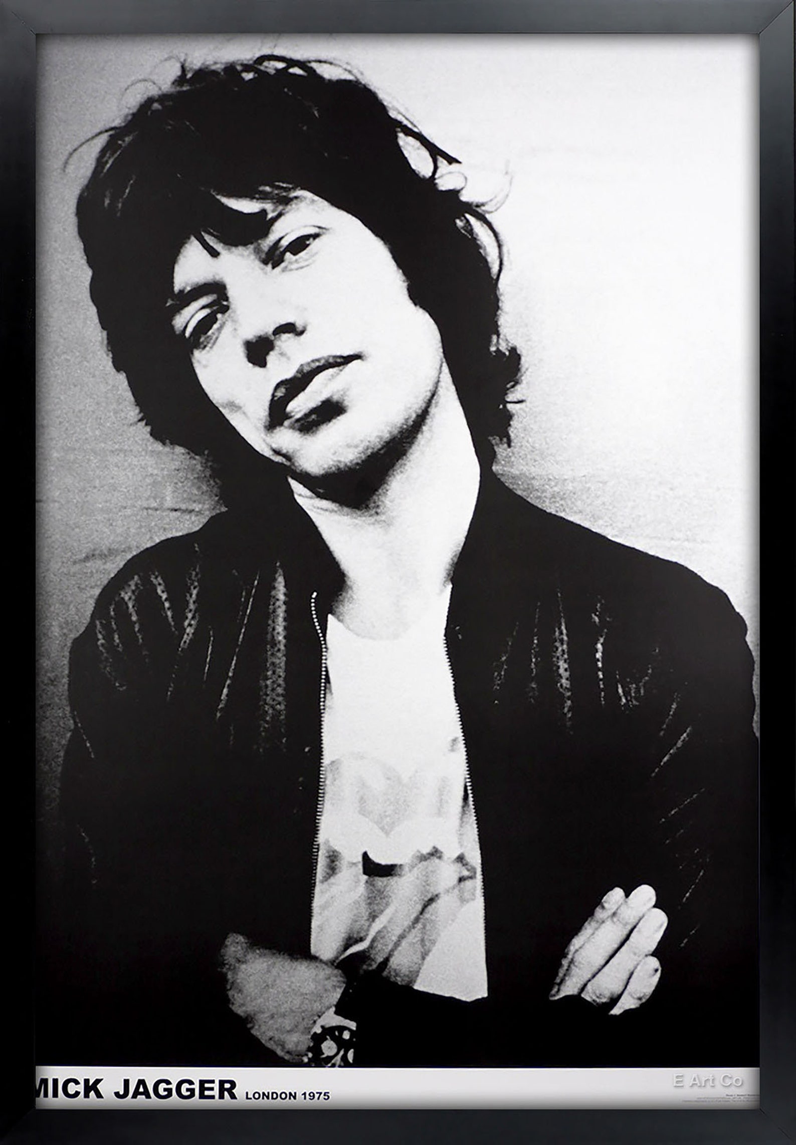 Mick Jagger Poster Framed and Ready to Hang. Etsy