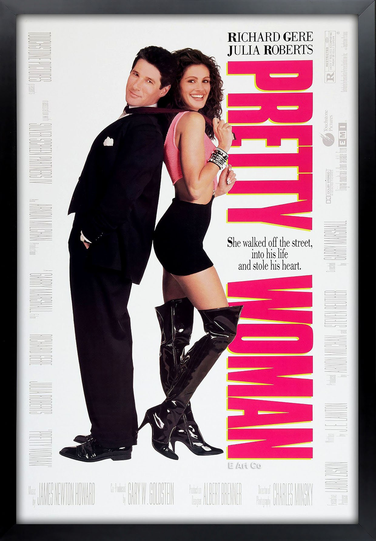 Pretty Woman Movie Poster Framed and Ready to Hang. | Etsy