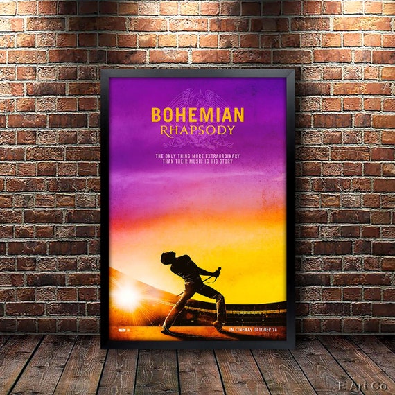 omdømme evaluerbare PEF Bohemian Rhapsody Movie Poster Framed and Ready to Hang. - Etsy Polska