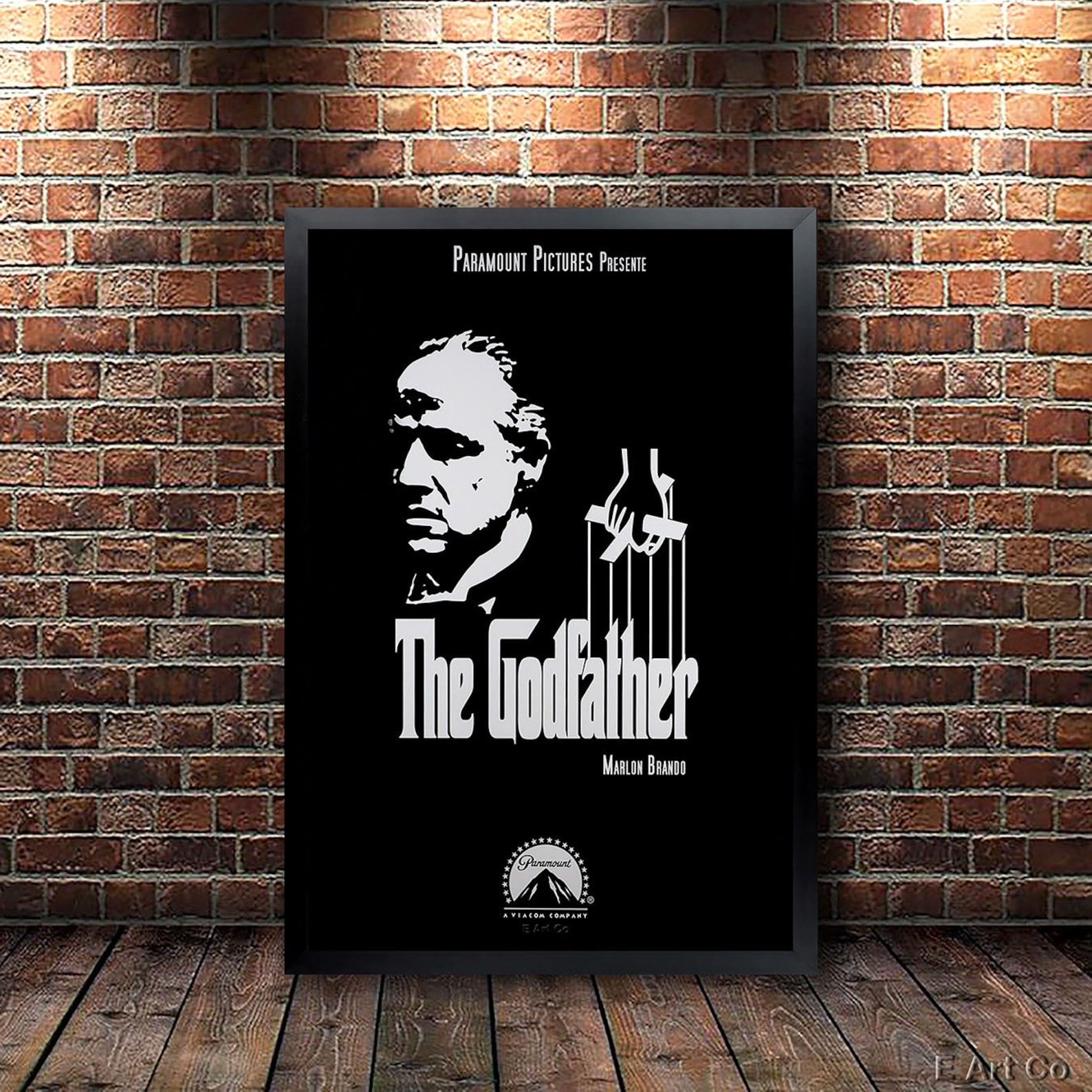 The Godfather Movie Poster Framed and Ready to Hang. - Etsy