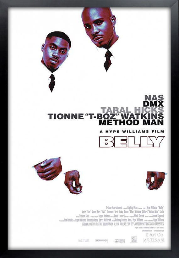 Belly Full Size Movie Poster Framed and Ready to Hang. Etsy UK