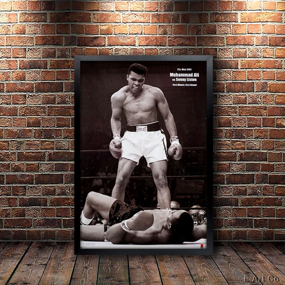 Muhammad Ali Poster Framed and Ready to Hang. - Etsy