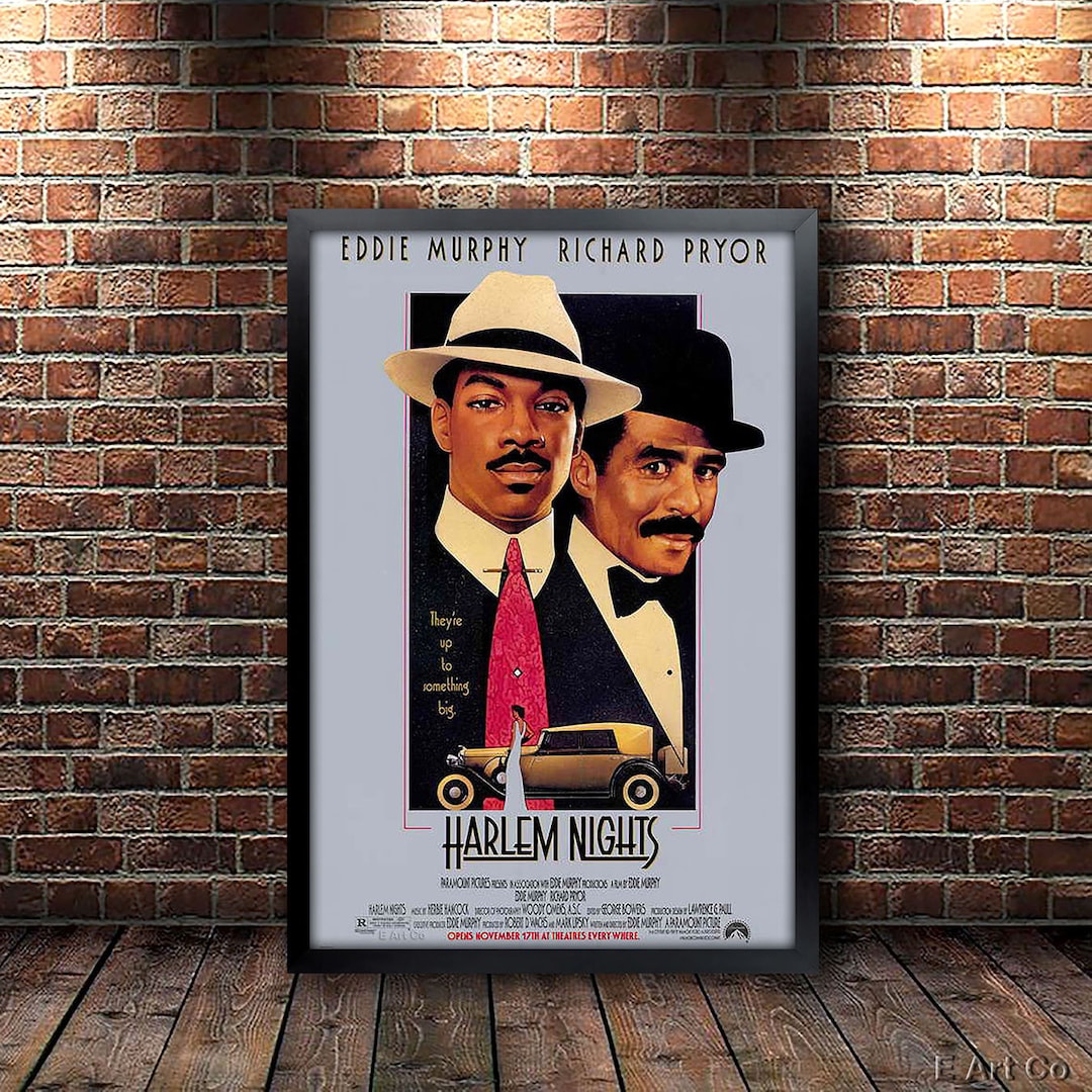 Harlem Nights, Movie Poster, Framed and Ready to Hang. - Etsy
