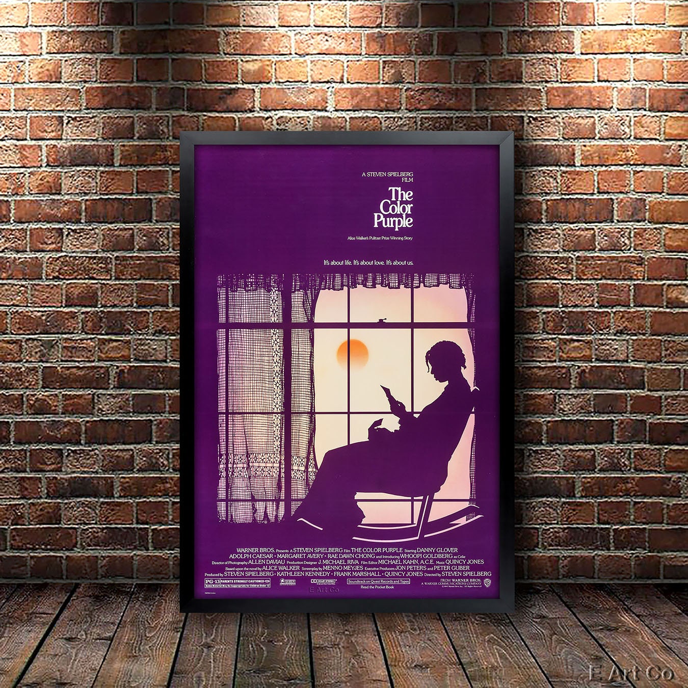 The Color Purple Full Size Movie Poster Framed and Ready to Etsy
