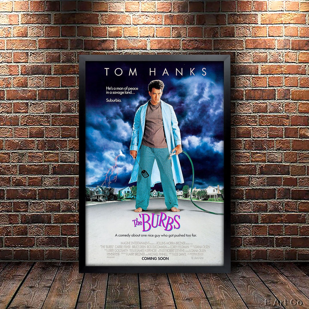 The 'burbs Movie Poster Framed and Ready to Hang. Etsy