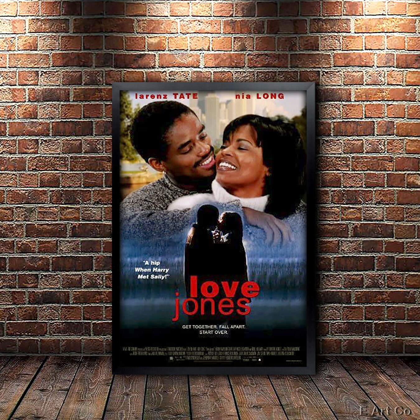Love Jones Movie Poster Framed and Ready to Hang. Etsy