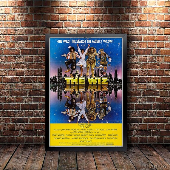 The Wiz Movie Poster Framed and Ready to Hang. - Etsy