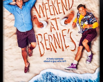 Weekend at Bernie's Poster Framed and Ready to Hang. - Etsy