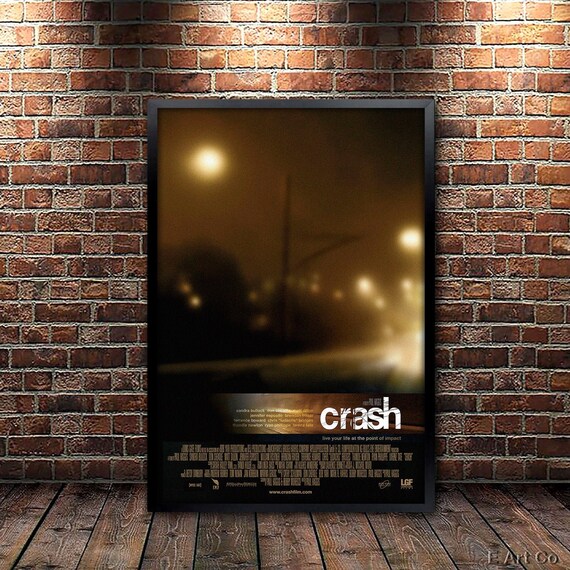 Crash Movie Poster Framed and Ready to Hang. 