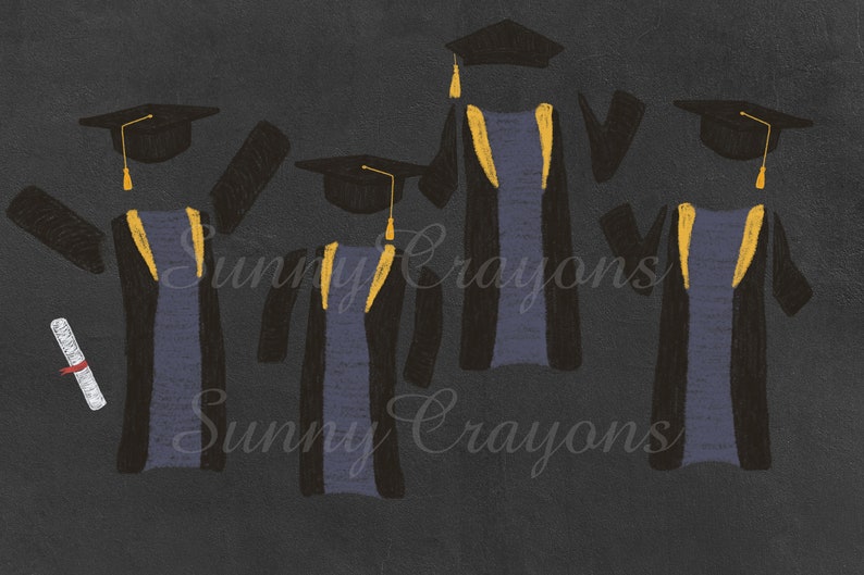 Graduation Sidewalk Chalk Art Overlay PNG Etsy