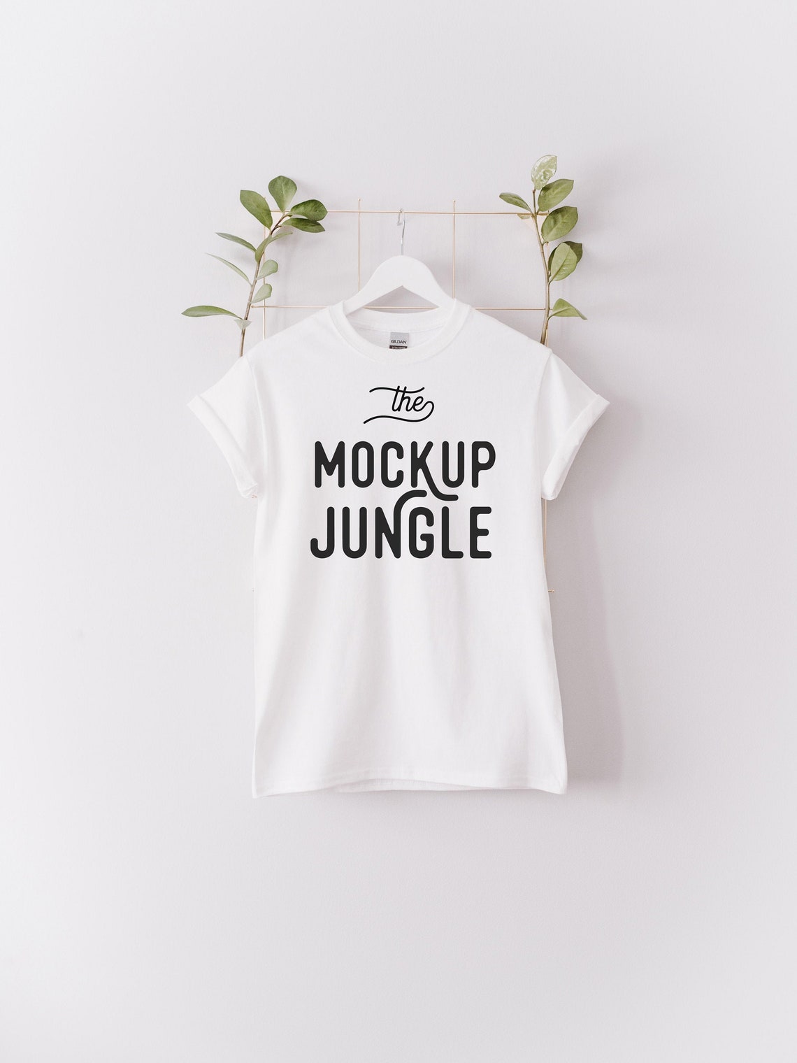 Download Gildan 2000 Mockup White T-shirt Mockup White Gildan ...