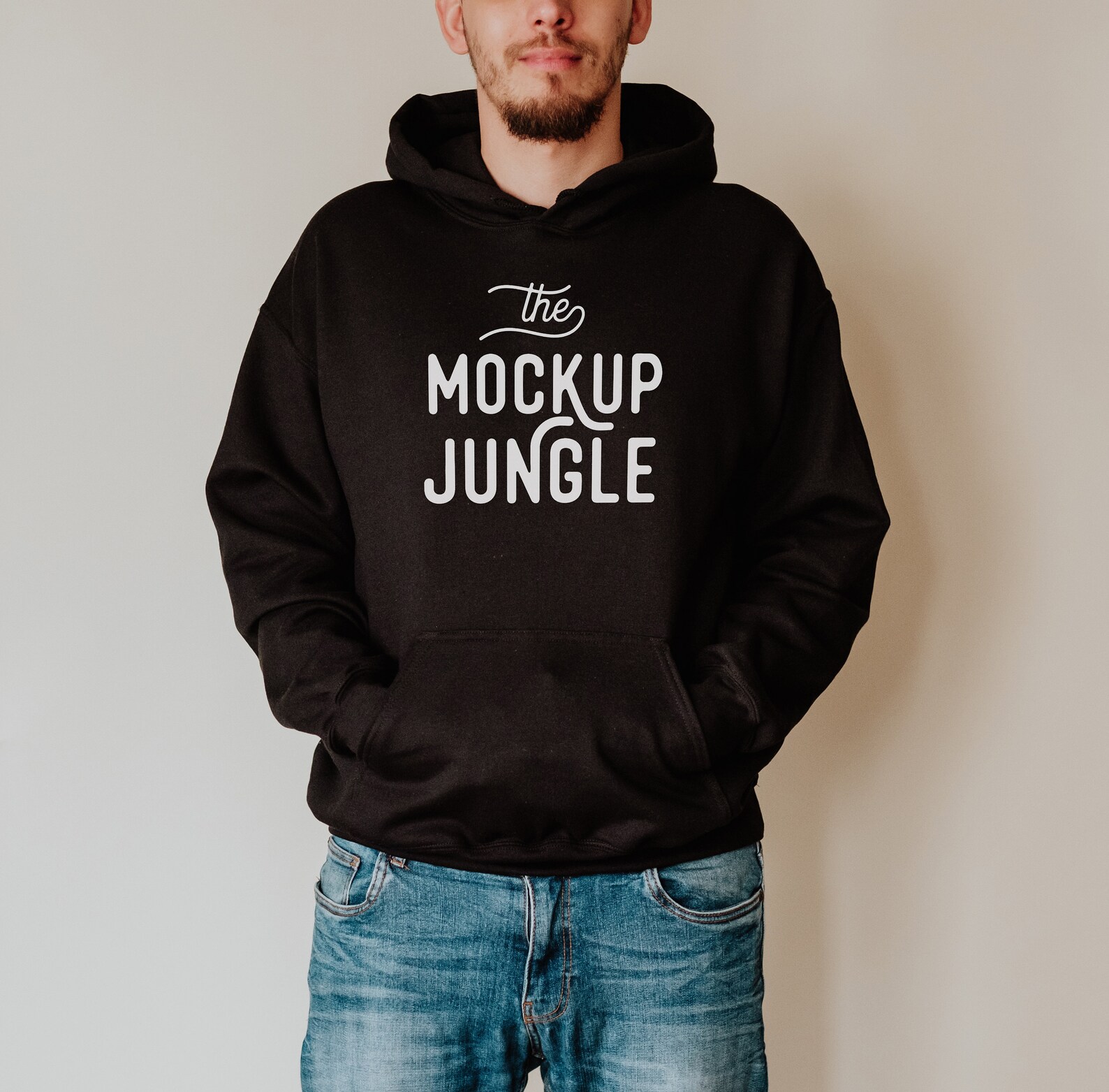 black gildan mockup