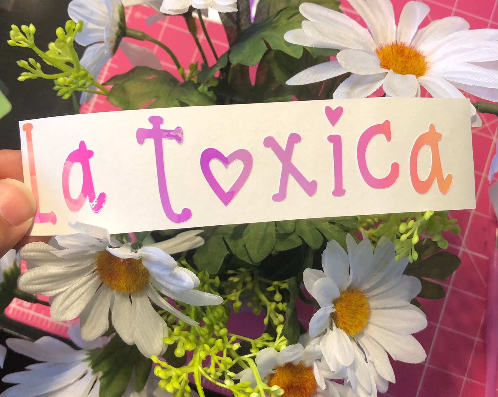 La TOXICA Car Decal Toxica Vinyl Decal Mexican Vinyl Etsy