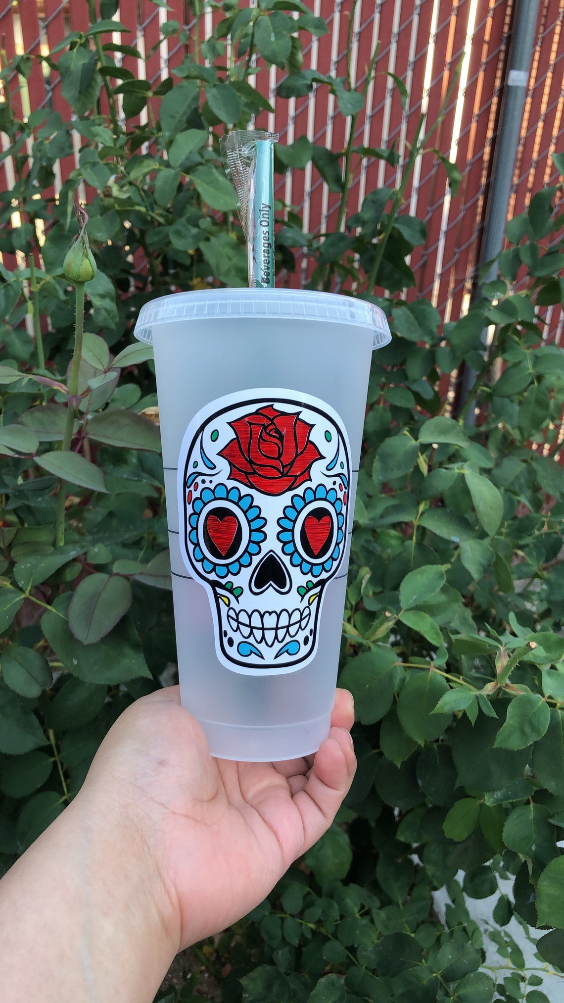 Día de los muertos Starbucks Cup Etsy