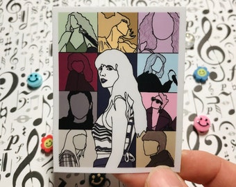 Taylor Swift de tijdperken sticker - Midnights sticker, Midnights album, Taylor Swift sticker, Swiftie sticker, Taylor Swift cadeau