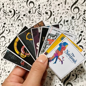 Stickers Broadway (options supplémentaires !!!) - Stickers musicaux, prima facie, maison de poupée, Kimberly Akimbo, défilé et Juliette