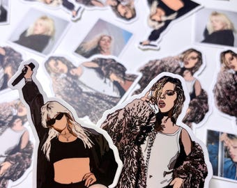 Reneé Rapp Digital Art Stickers (BITE ME, Coachella) - Reneé Rapp Sticker, Reneé Rapp Shirt, Reneéchella, Leave Me Alone, Snow Angel