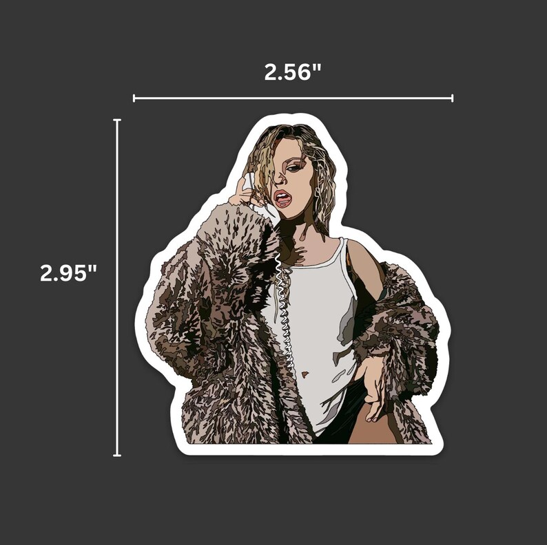 Reneé Rapp Digital Art Stickers (BITE ME, Coachella) - Reneé Rapp Sticker, Reneé Rapp Shirt, Reneéchella, Leave Me Alone, Snow Angel image 8