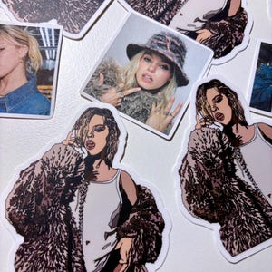 Reneé Rapp Digital Art Stickers (BITE ME, Coachella) - Reneé Rapp Sticker, Reneé Rapp Shirt, Reneéchella, Leave Me Alone, Snow Angel image 3