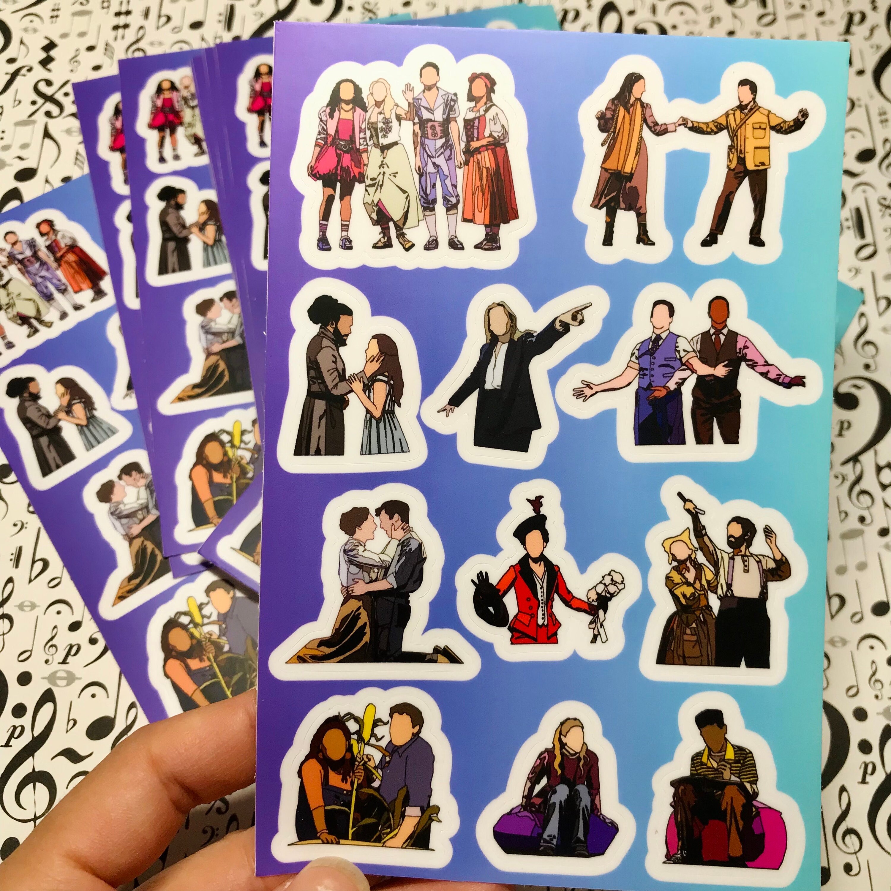 Sticker Julit Broadway Sticker Sheet - Broadway Stickers, & Juliet, Kimberly Akimbo ...