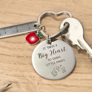 Teacher Gifts ideal as Thank You Gifts for Teacher - A Teacher Keyring in a Gift Box for Nursery Teacher Gifts, Teacher Assistants etc