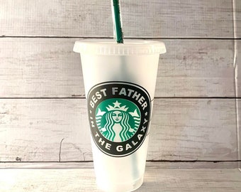 Vaso reutilizable Venti de Starbucks de Darth Vader Star Wars, regalo del Día del Padre, personalización