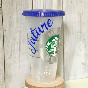 Future mrs. ____ Ring Starbucks Reusable Venti Confetti Cold Cup Tumbler