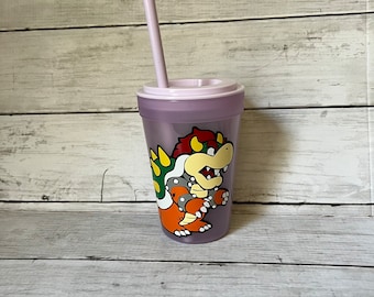 Kids or Adult Reusable Bowser Cup Tumbler