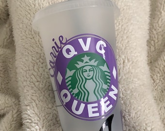 QVC クイーン スターバックス 再利用可能なベンティ コールドカップ タンブラー