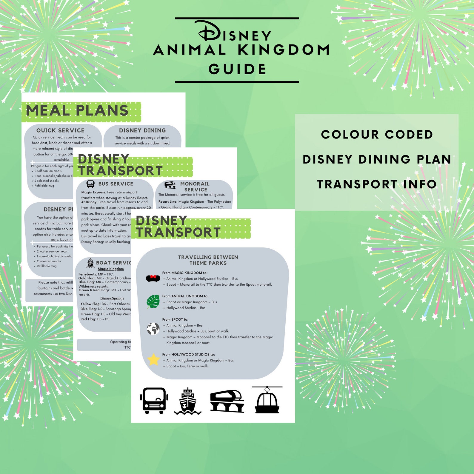 Disney World Animal Kingdom Guide | Etsy