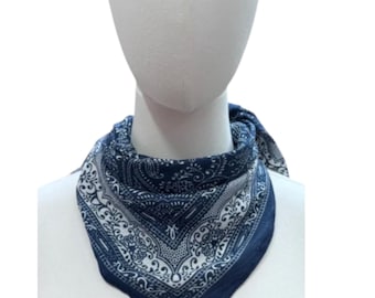 Fyrkantig Bandana-halsduk 65x65cm – Boho Chic-stil Hals- eller håraccessoar