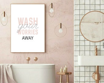 Bathroom Wall Art Etsy