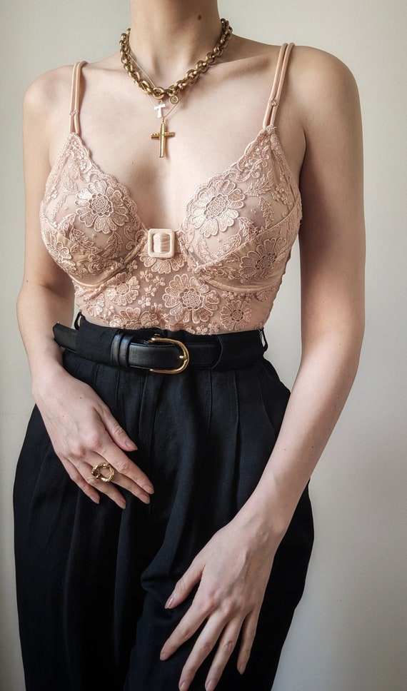 SUPER RARE vintage 1980 La Perla lace transparent… - image 3