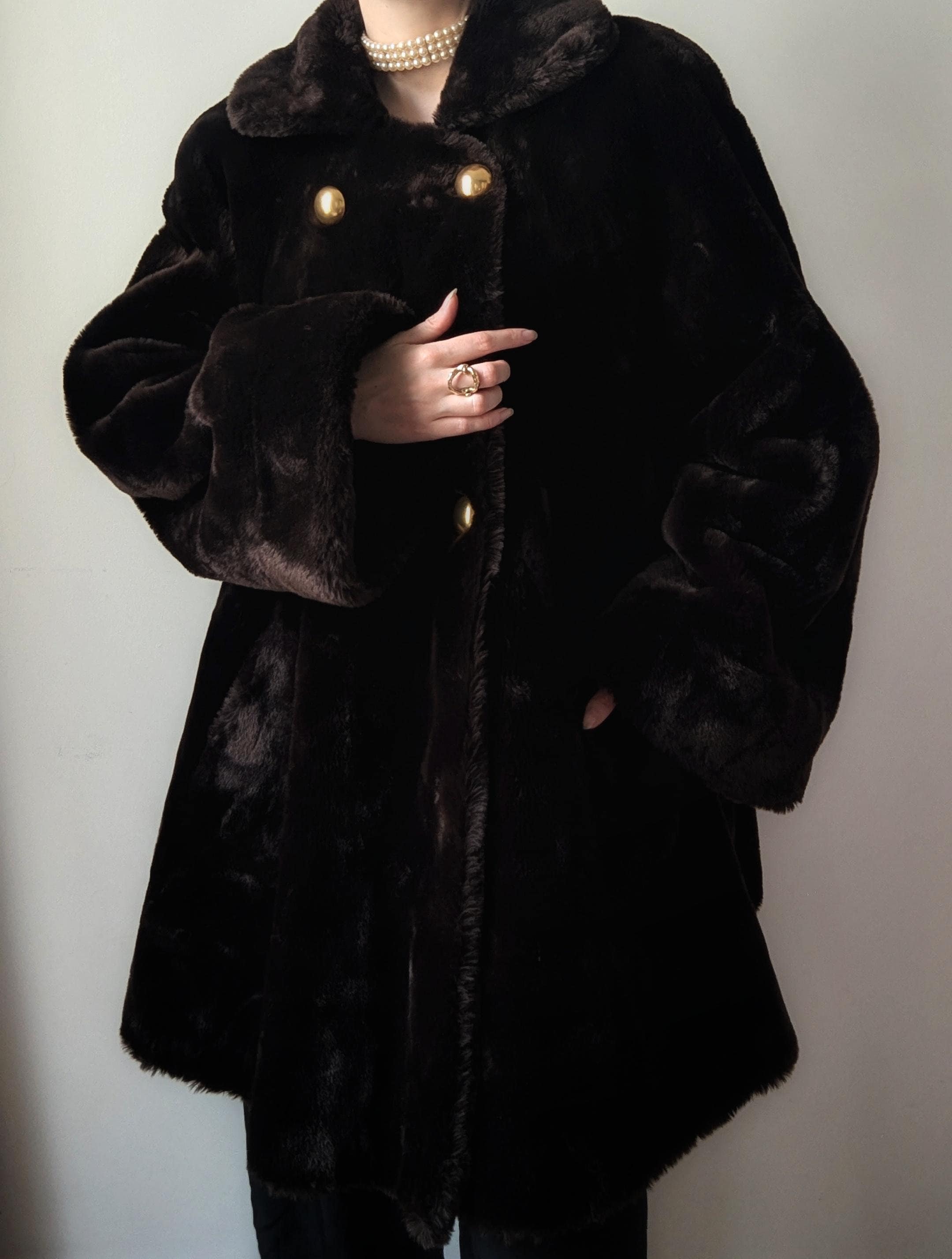 Guy Laroche Fur Coat - Etsy