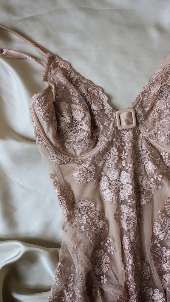 SUPER RARE vintage 1980 La Perla lace transparent… - image 9