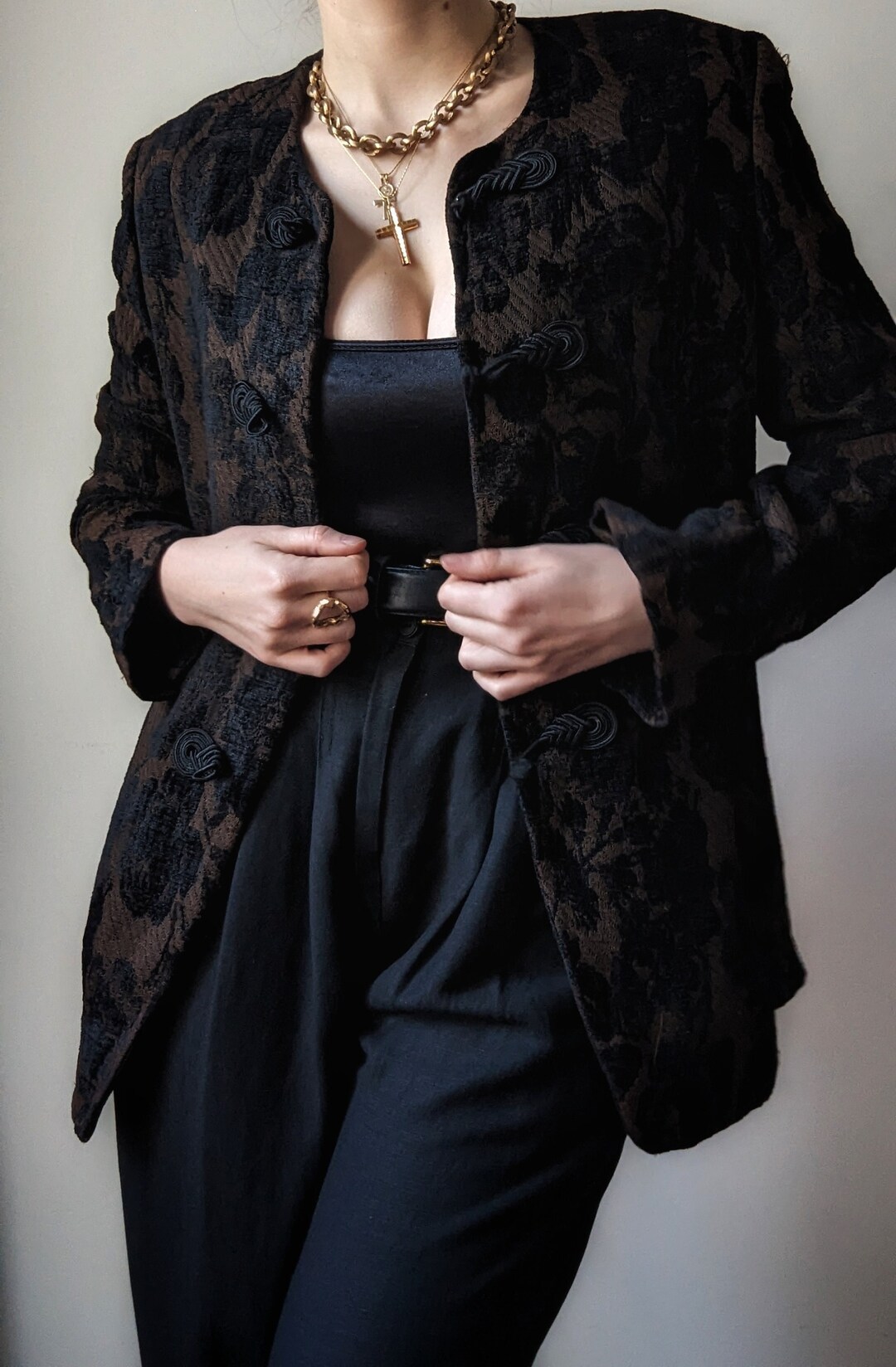 RARE Vintage 1980 Rech Synonyms Jacquart Asianinspo Jacket Etsy